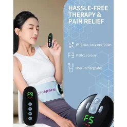 Prospera Electric Heating Pad With,Cordless Massager