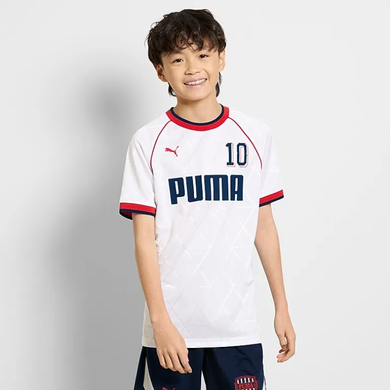 PUMA Big Kid Boys Crew Neck Short Sleeve Jersey