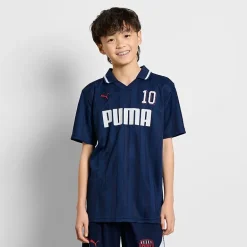 PUMA Big Kid Boys Short Sleeve Regular Fit Polo Shirt