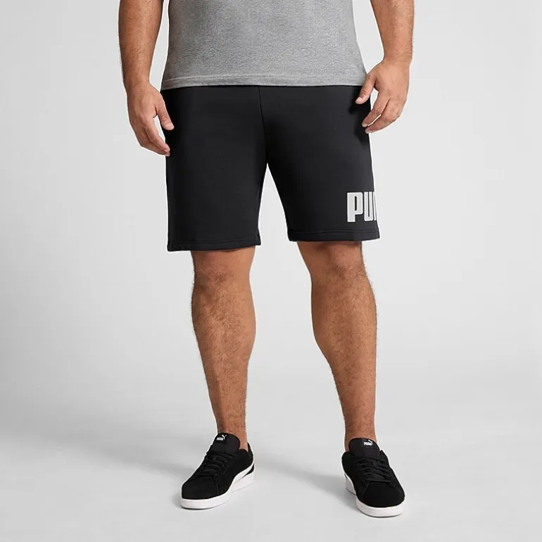 PUMA Mens 10" Mid Rise Big and Tall Workout Shorts