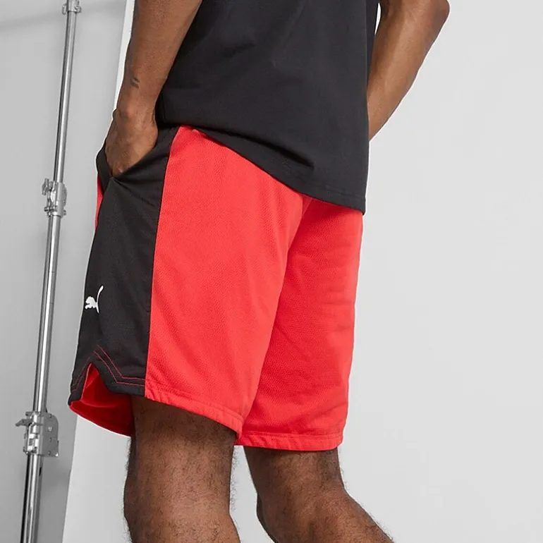 PUMA Mens Moisture Wicking 10" Basketball Short