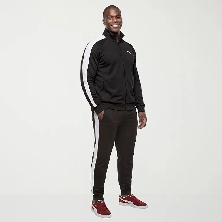 PUMA Mens Straight Mid Rise Regular Fit Big and Tall Track Pant