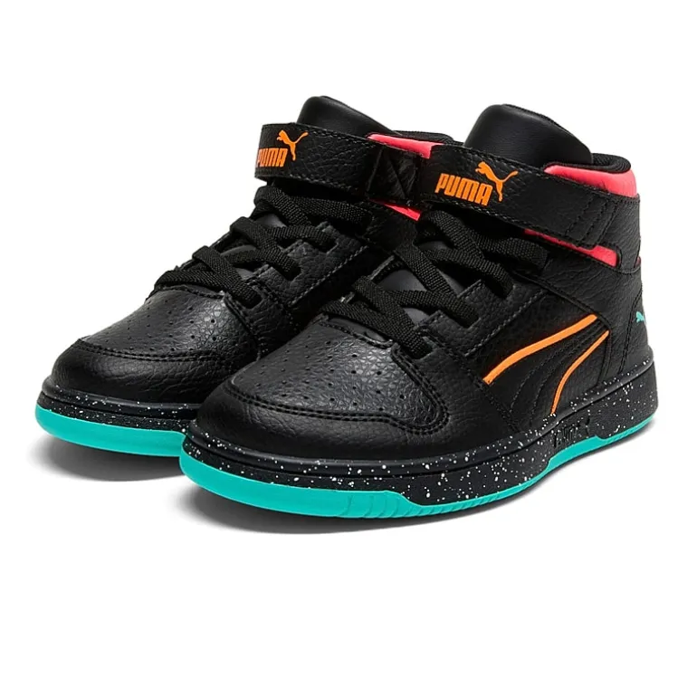 PUMA Rebound Layup Elevated Little Kid Unisex Basketball Shoes