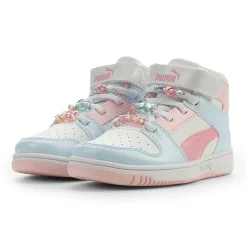 PUMA Rebound Layup Little Kid Girls Basketball Shoes