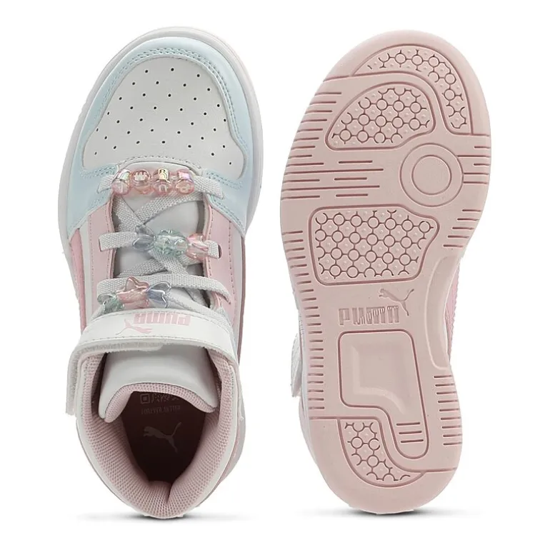 PUMA Rebound Layup Little Kid Girls Basketball Shoes