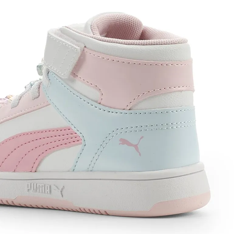 PUMA Rebound Layup Little Kid Girls Basketball Shoes