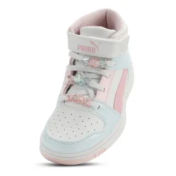 PUMA Rebound Layup Little Kid Girls Basketball Shoes