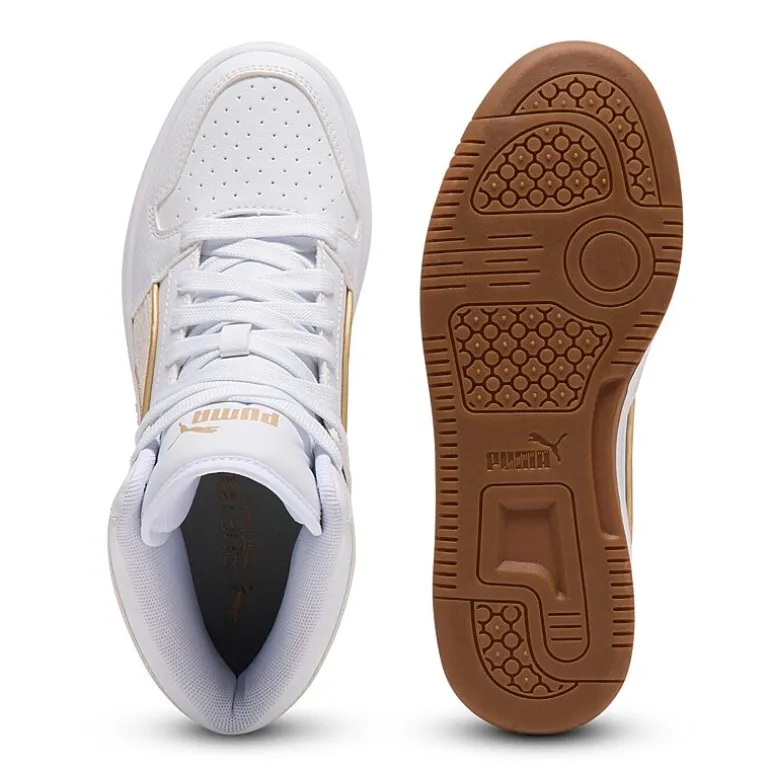 PUMA Rebound Layup Luminous Piping Womens Basketball Shoes