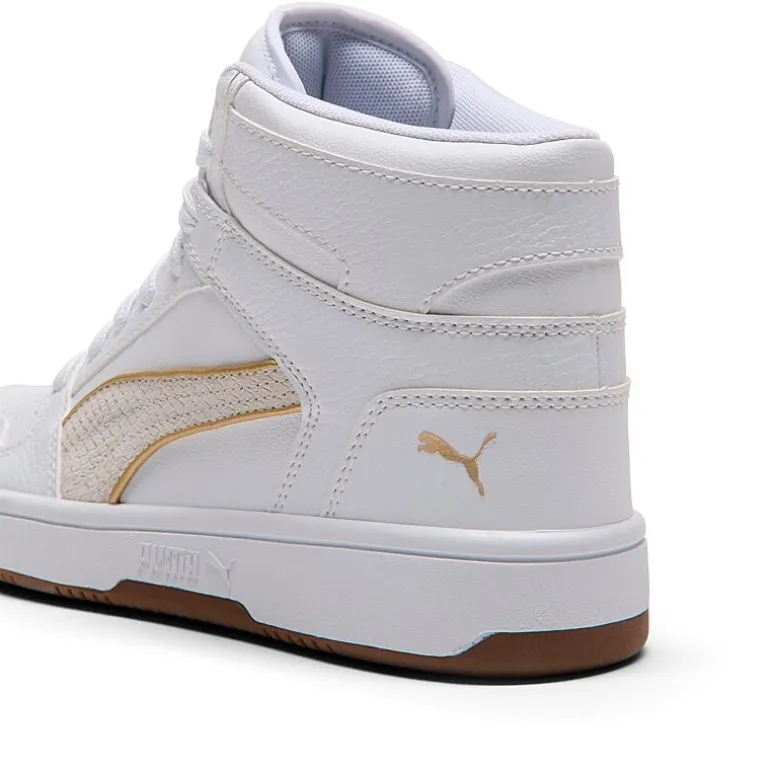 PUMA Rebound Layup Luminous Piping Womens Basketball Shoes