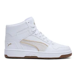 PUMA Rebound Layup Luminous Piping Womens Basketball Shoes