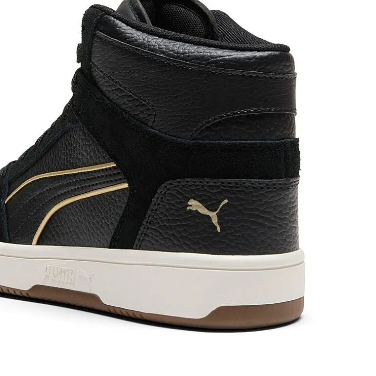 PUMA Rebound Layup Luminous Piping Womens Basketball Shoes