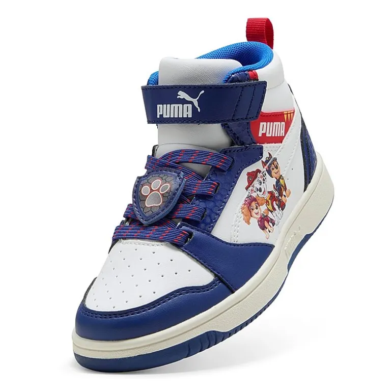 PUMA Rebound V6 Little Kid Boys Paw Patrol Basketball Shoes