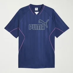 PUMA Sport Jersey Mens V Neck Short Sleeve Moisture Wicking Big and Tall Jersey