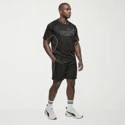 PUMA Sport Jersey Mens V Neck Short Sleeve Moisture Wicking Big and Tall Jersey
