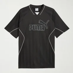 PUMA Sport Jersey Mens V Neck Short Sleeve Moisture Wicking Big and Tall Jersey