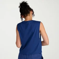 PUMA Womens Crew Neck Sleeveless Active Tank Top