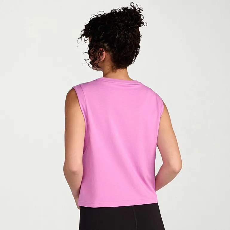 PUMA Womens Crew Neck Sleeveless Active Tank Top