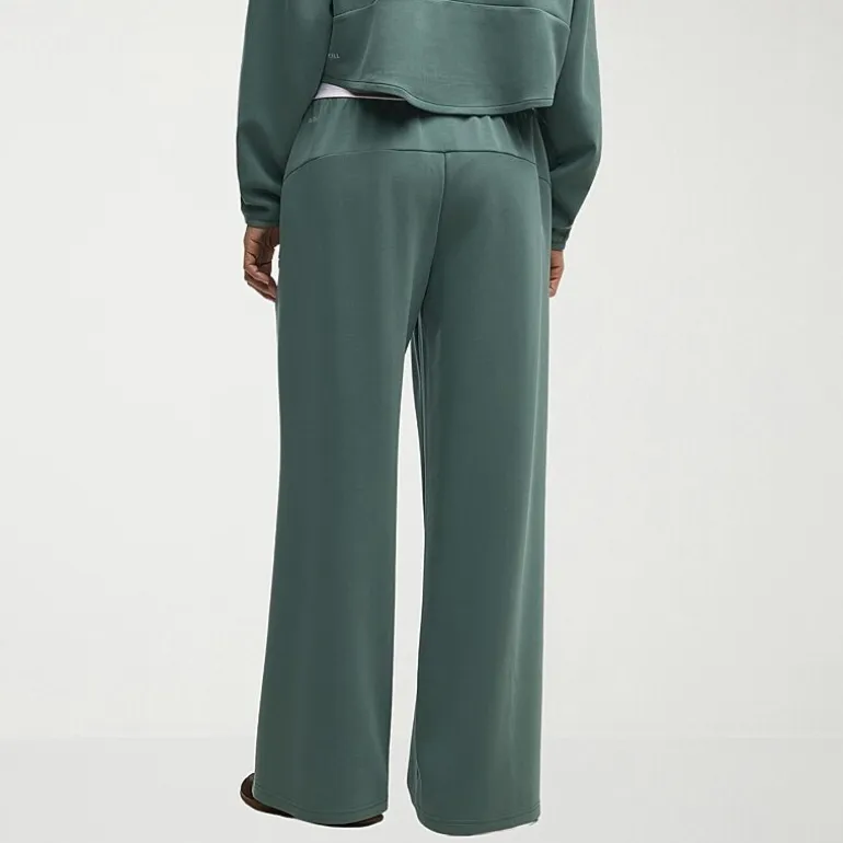 PUMA Womens Wide Leg Mid Rise Regular Fit Sweatpant