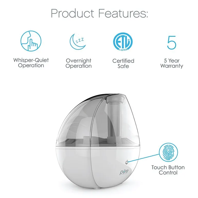 Pure Enrichment MistAire Ultrasonic Cool Mist Humidifier