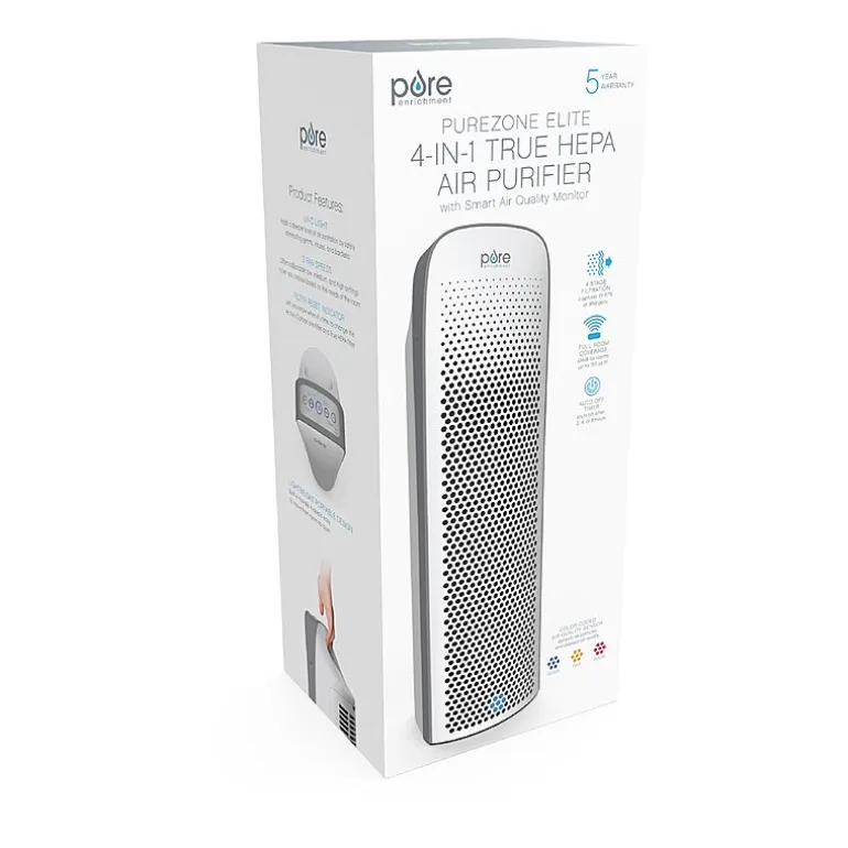 Pure Enrichment Purezone Elite 4-In-1 True Hepa Air Purifier