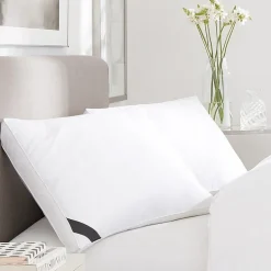Queen Street Elite 300 Thread Count Cotton Sateen Allergen Barrier Down Alternative Firm Density Pillow