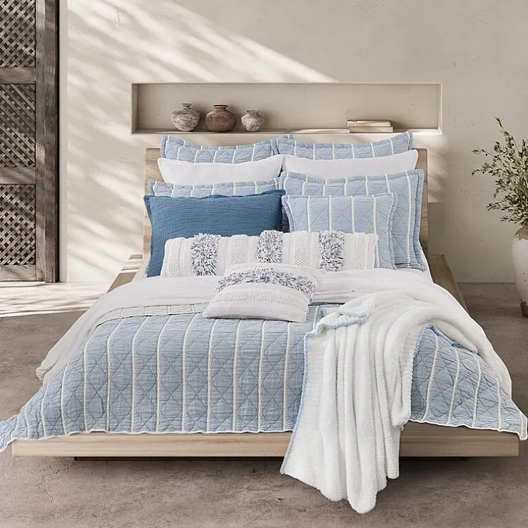 Queen Street Sand & Stone Reversible Lightweight Throw