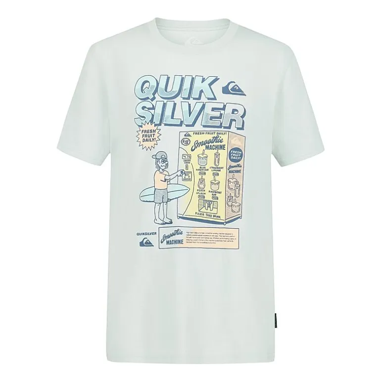 Quiksilver Big Kid Boys Crew Neck Short Sleeve Regular Fit Graphic T-Shirt