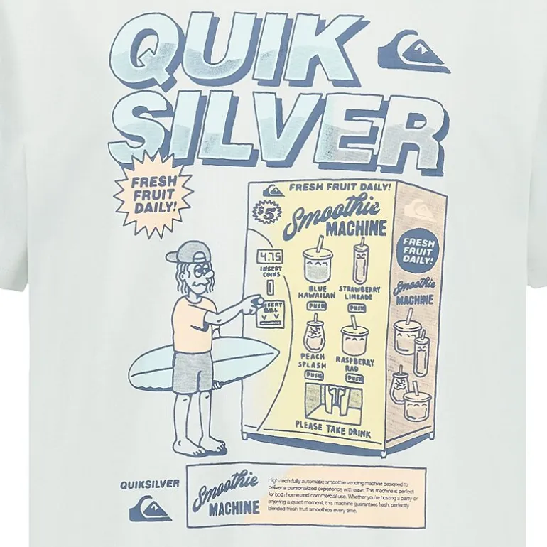 Quiksilver Big Kid Boys Crew Neck Short Sleeve Regular Fit Graphic T-Shirt