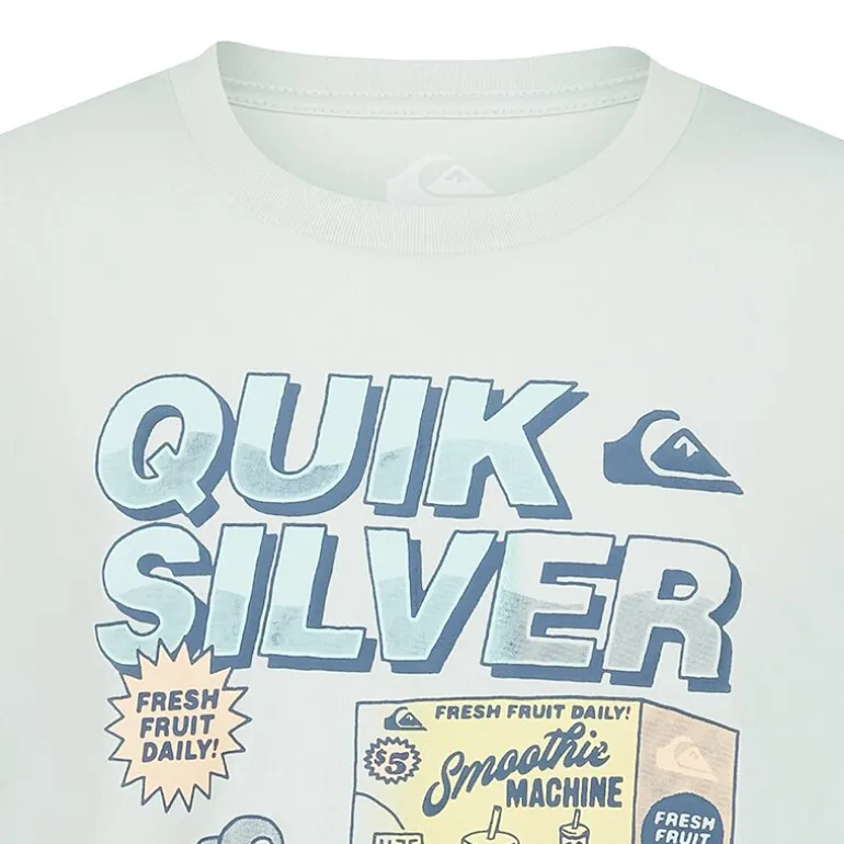 Quiksilver Big Kid Boys Crew Neck Short Sleeve Regular Fit Graphic T-Shirt
