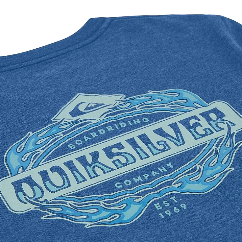 Quiksilver Big Kid Boys Crew Neck Short Sleeve Regular Fit Graphic T-Shirt