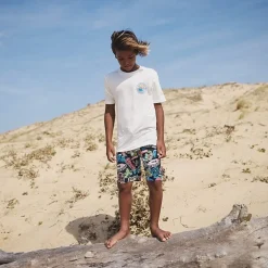 Quiksilver Big Kid Boys Crew Neck Short Sleeve Regular Fit Graphic T-Shirt