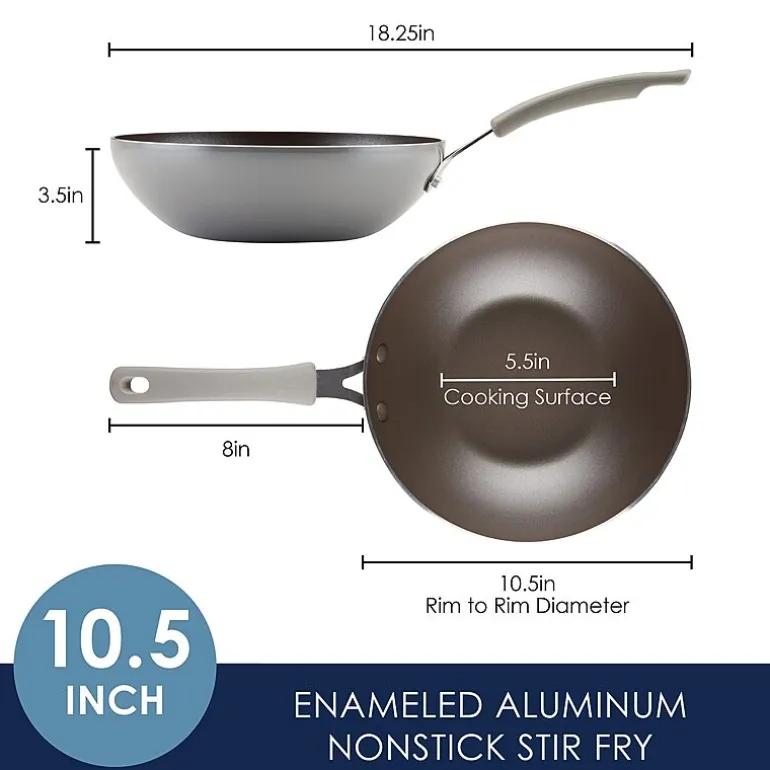 Rachael Ray Cook + Create 10.5" Non-Stick Stir Fry Pan