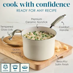 Rachael Ray Cucina Ceramic 10-pc. Non-Stick Cookware Set