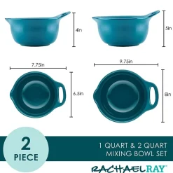 Rachael Ray 2-pc. Nesting and Mixing Bowl Set