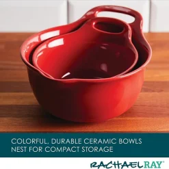 Rachael Ray 2-pc. Nesting and Mixing Bowl Set