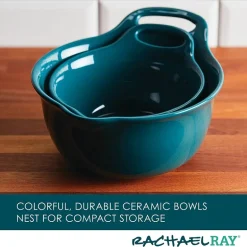 Rachael Ray 2-pc. Nesting and Mixing Bowl Set
