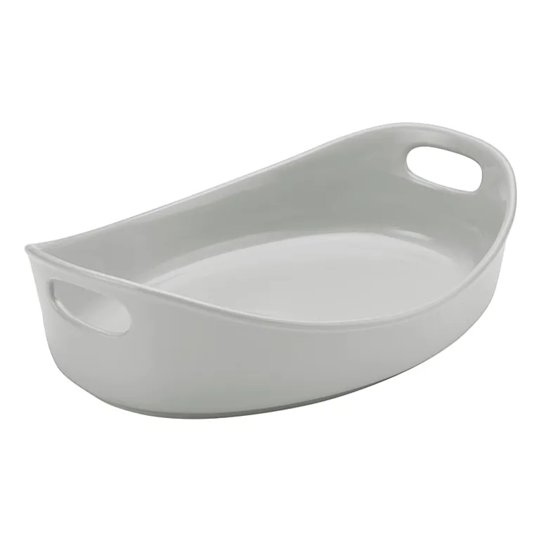 Rachael Ray Stoneware Bubble and Brown 4.5-qt. Oval Baker