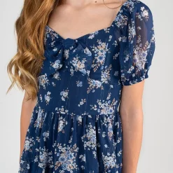 Rare Editions Big Kid Girls Short Sleeve A-Line Dress