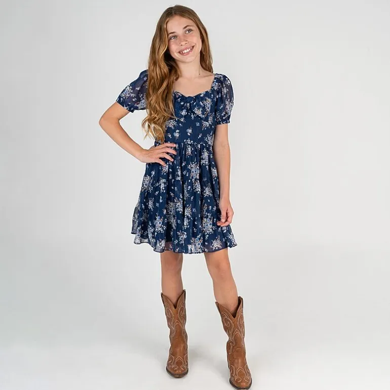 Rare Editions Big Kid Girls Short Sleeve A-Line Dress