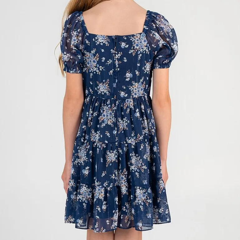 Rare Editions Big Kid Girls Short Sleeve A-Line Dress