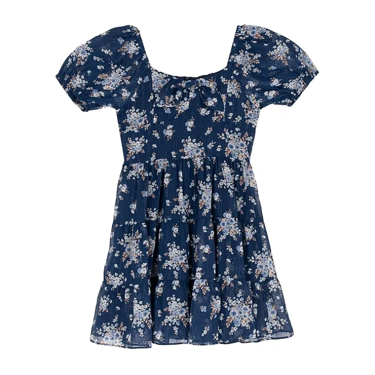 Rare Editions Big Kid Girls Short Sleeve A-Line Dress