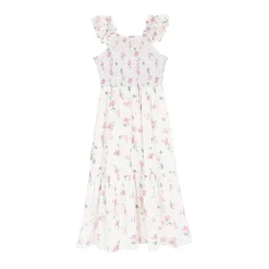 Rare Editions Big Kid Girls Sleeveless Ruffled Floral Maxi Dress