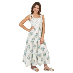 Rare Editions Big Kid Girls Sleeveless Floral Maxi Dress