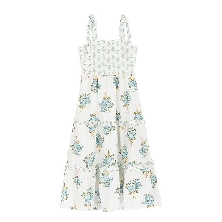 Rare Editions Big Kid Girls Sleeveless Floral Maxi Dress