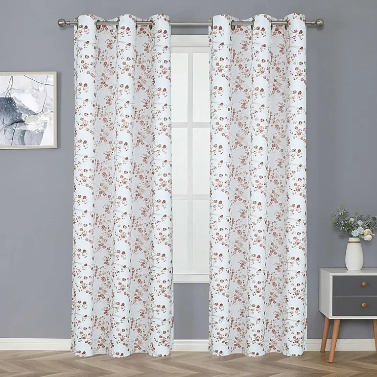 Regal Home Arlo Grommet Top Energy Saving Blackout Set of 2 Curtain Panel