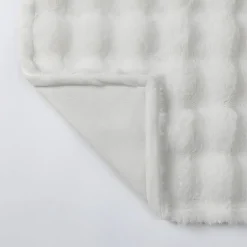 Regal Home Bubble Faux Fur 50x70 Washable Midweight Throw