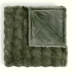 Regal Home Bubble Faux Fur 50x70 Washable Midweight Throw