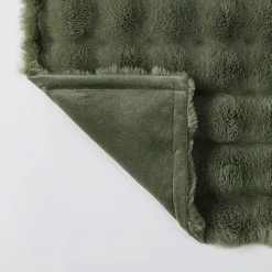 Regal Home Bubble Faux Fur 50x70 Washable Midweight Throw