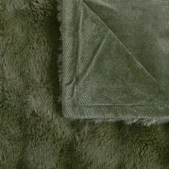 Regal Home Bubble Faux Fur 50x70 Washable Midweight Throw