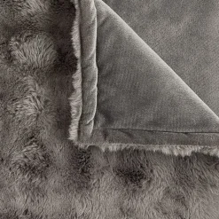 Regal Home Bubble Faux Fur 50x70 Washable Midweight Throw